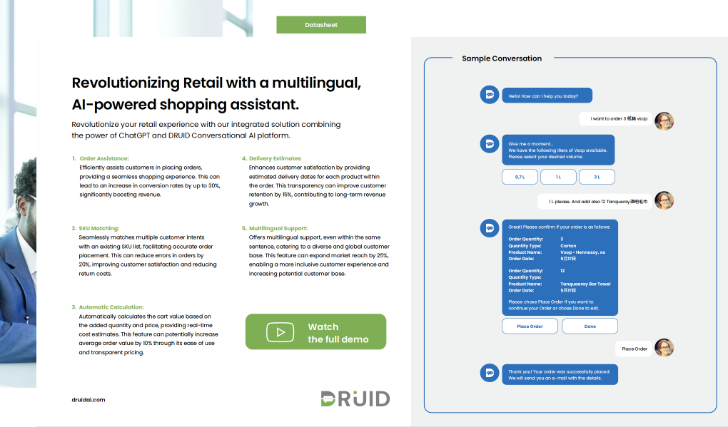 DRUID AI, Conversational AI Whitepaper DRUID AI, Conversational AI Whitepaper