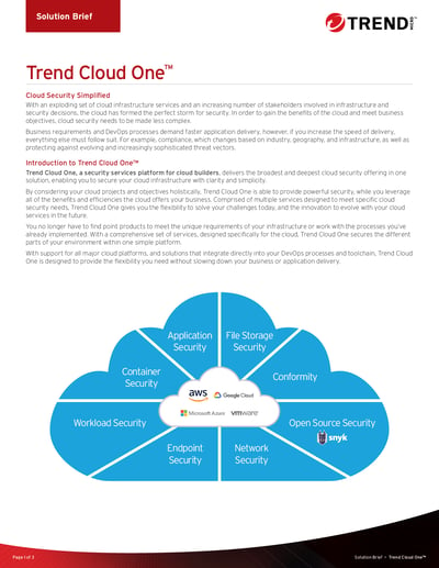 Solution Brief_Trend Micro Cloud One Overview