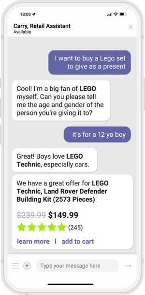 Conversational AI Solution in action Conversational AI Solution in action
